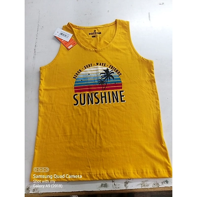 mens and boyes cut sleeves t shirt for summer-1