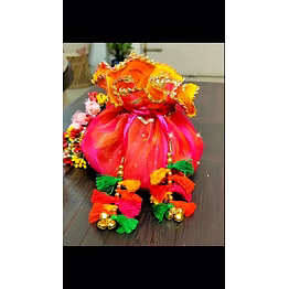 jyoticreation organza round potli