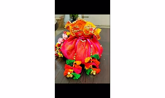 ORGANZA ROUND POTLI