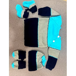 hand knitted baby sweater