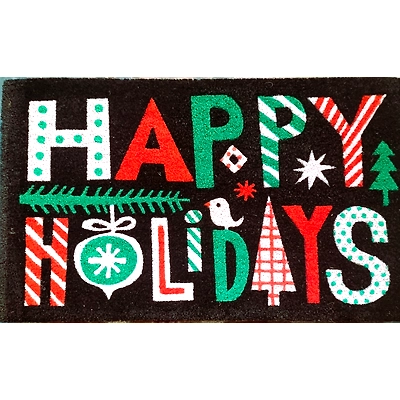 PVC TUFTED COIR PRINTED DOOR MATS