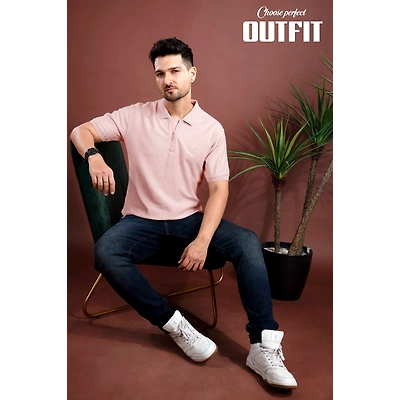 ZU_661_EMB SNOWFLAKE_POLO NECK T-SHIRT WITH ZIPPER-1