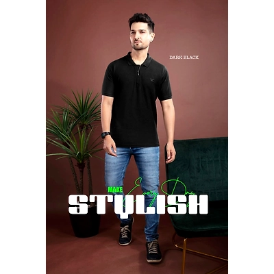 ZU_661_EMB SNOWFLAKE_POLO NECK T-SHIRT WITH ZIPPER-4