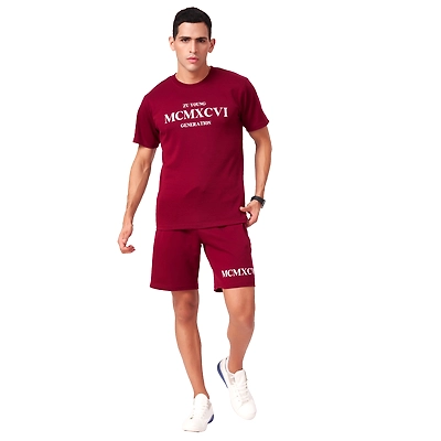 MENS PRINTED COORD SET-8