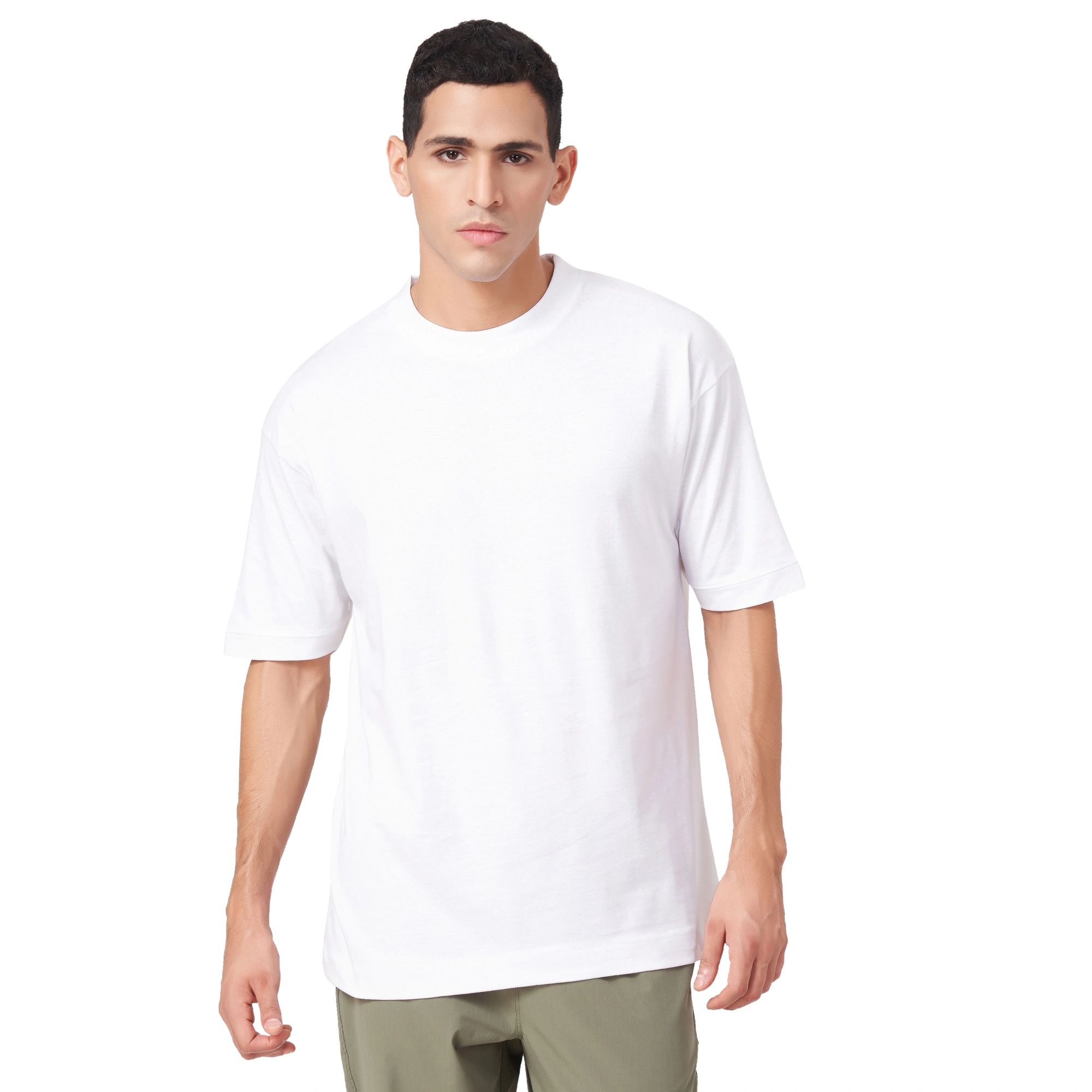 MENS OVERSIZED  PLAIN DROP SHOLUDER TISHIRT-7