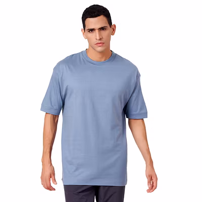 MENS OVERSIZED  PLAIN DROP SHOLUDER TISHIRT-5