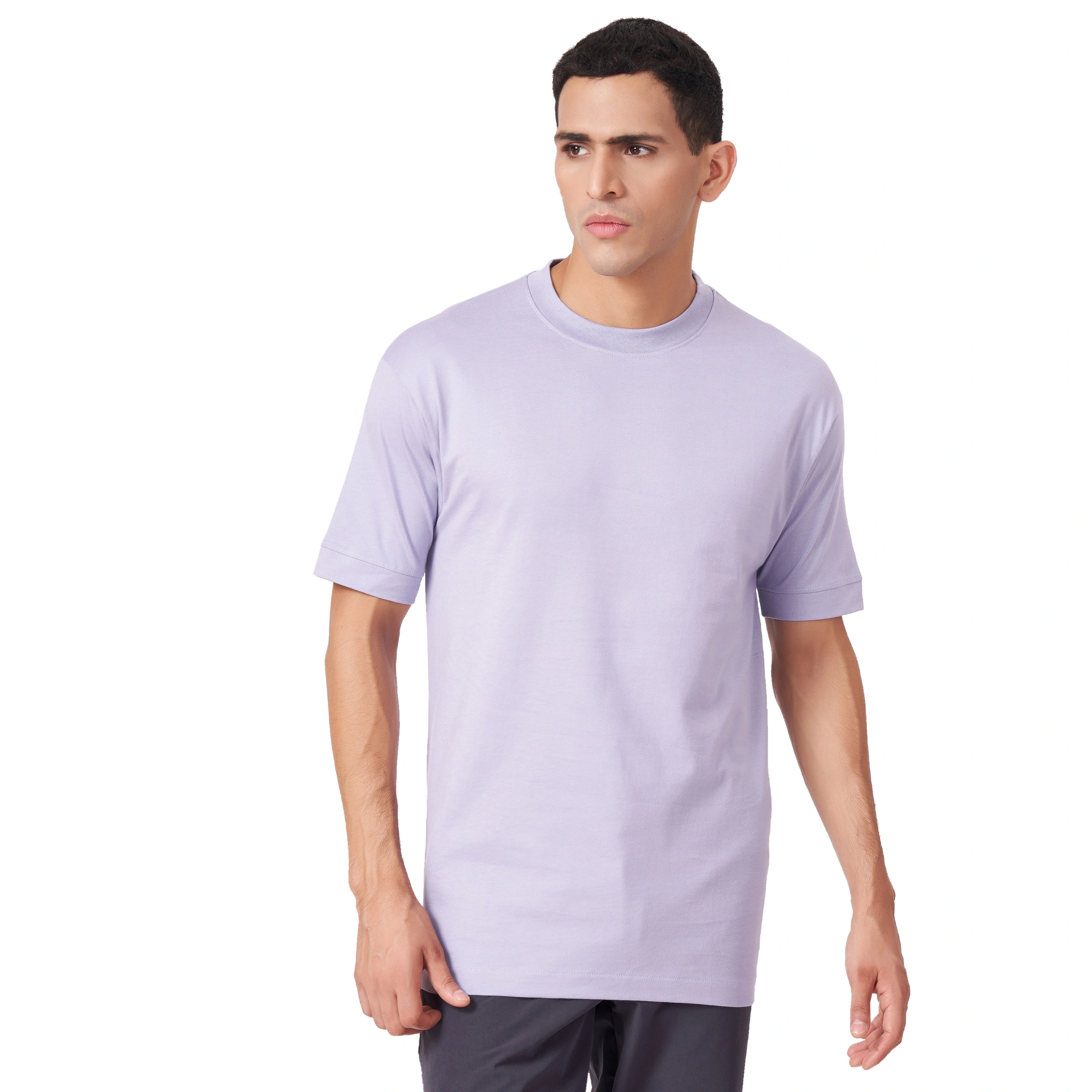 MENS OVERSIZED  PLAIN DROP SHOLUDER TISHIRT-4