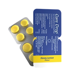 CareDrop Care Drop Honey Lemon Ayurvedic Lozenges I 80 Tablets | Pack of 10