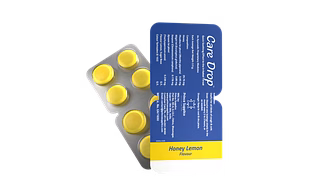 Care Drop Honey Lemon Ayurvedic Lozenges I 80 Tablets | Pack of 10
