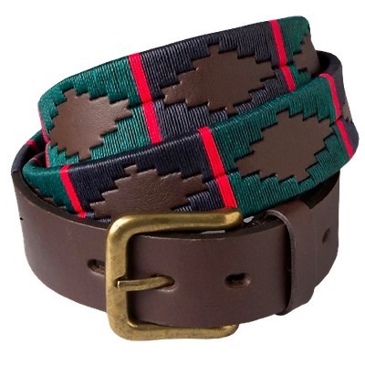 Leather Embroided Belt