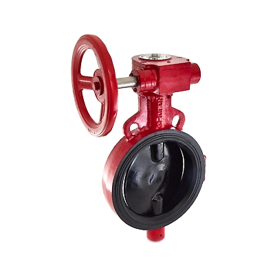 Butterfly Valve (Wafer Type), PN 2.5 with S.G Iron Disc - Gear Operated-12349862