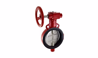 Product Name  Butterfly Valve (Wafer Type), PN 2.5 with S.S 304 Disc - Gear Operated