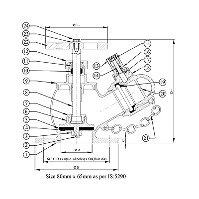 Landing valve (fire hydrant valve)-2
