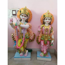 radha krishna marble statue lrki 1005
