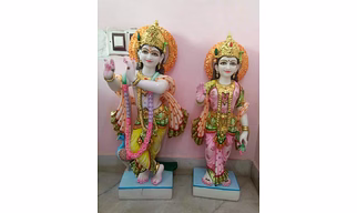 Radha Krishna Marble Statue LRKI 1005