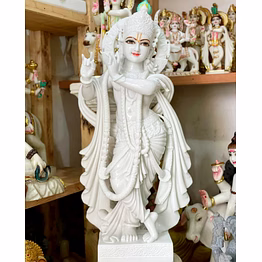 radha krishna marble statue lrki 1006