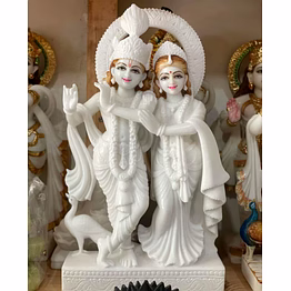 radha krishna marble statue lrki 1007