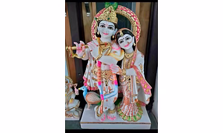 Radha Krishna Marble Statue LRKI 1009