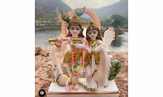 Radha Krishna Marble Statue LRKI 1010
