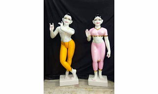 Radha Krishna Marble Statue LRKI 1019