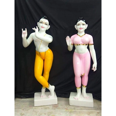 Radha Krishna Marble Statue LRKI 1019