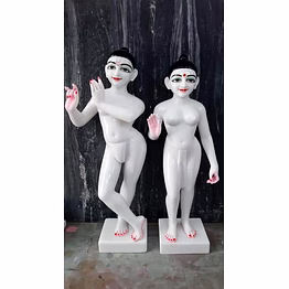 radha krishna marble statue lrki 1018