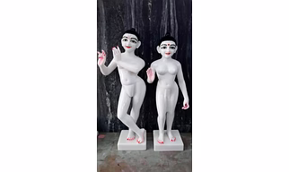 Radha Krishna Marble Statue LRKI 1018