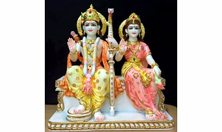 Ram Sita Marble Statue LRSI 1001