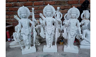 Ram Sita Marble Statue LRSI 1002