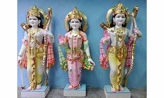 Ram Sita Marble Statue LRSI 1004