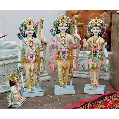 Ram Sita Marble Statue LRSI 1007