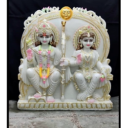 Ram Sita Marble Statue LRSI 1016