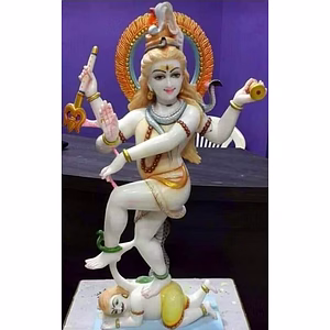 Shiva Parvat Marble Statue LSPI 1001