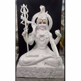 shiva parvat marble statue lspi 1020