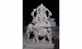 Vishwakarma Marble Statue LVI 1001