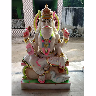 vishwakarma marble statue lvi 1002