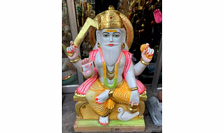 Vishwakarma Marble Statue LVI 1003