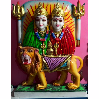 chamunda maa marble statue