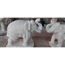 Elephant Marble Statue EMS 1002