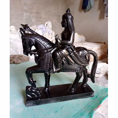 maharana pratap marble statue