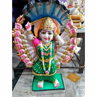 tulja bhawani marble statue