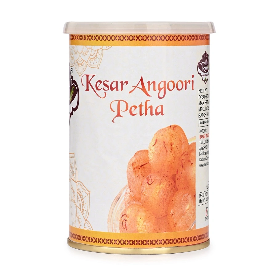 Rafael Kesar Angoori Petha 1 KG (Agra Famous Sweet from City of TAJ Mahal) 8 Months Shelf Life-2