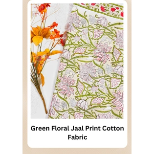 Hand block print, floral print, soft cotton fabric, Fabric modern floral fabric Indian print fabric womens dress fabric white blue color