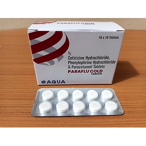 CETIRIZINE HCL 5 MG, PHENYLEPHRINE HCL 5 MG,PARACETAMOL 325 MG