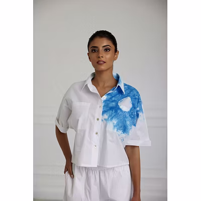 FLOWER TYE DYE SHIRT-1