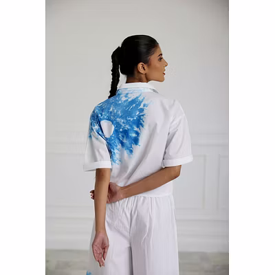 FLOWER TYE DYE SHIRT-12362572