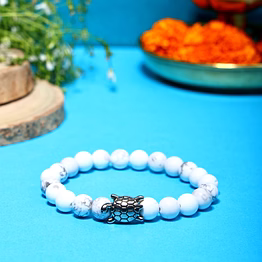 svelandre "harmonious howlite: authentic, natural aaa gemstone unisex bracelet for wellness,balance,positive energy,healing - howlite gemstone bracelet bracelet (7-7.25inc, 8mm)