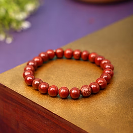 svelandre "vitality vein: authentic, natural aaa gemstone unisex bracelet for wellness,balance,positive energy,healing - red jasper bracelet