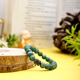 svelandre "tranquil spirit: authentic natural aaa gemstone unisex bracelet for wellness,balance,positive energy,healing - green aventurine bracelet with buddha charm (7-7.25 inc, 8mm)