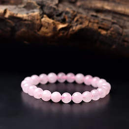 svelandre "harmony haven" : authentic, natural aaa gemstone unisex bracelet for wellness,balance,positive energy,healing - rose quartz bracelet (7-7.25 inc, 8mm)